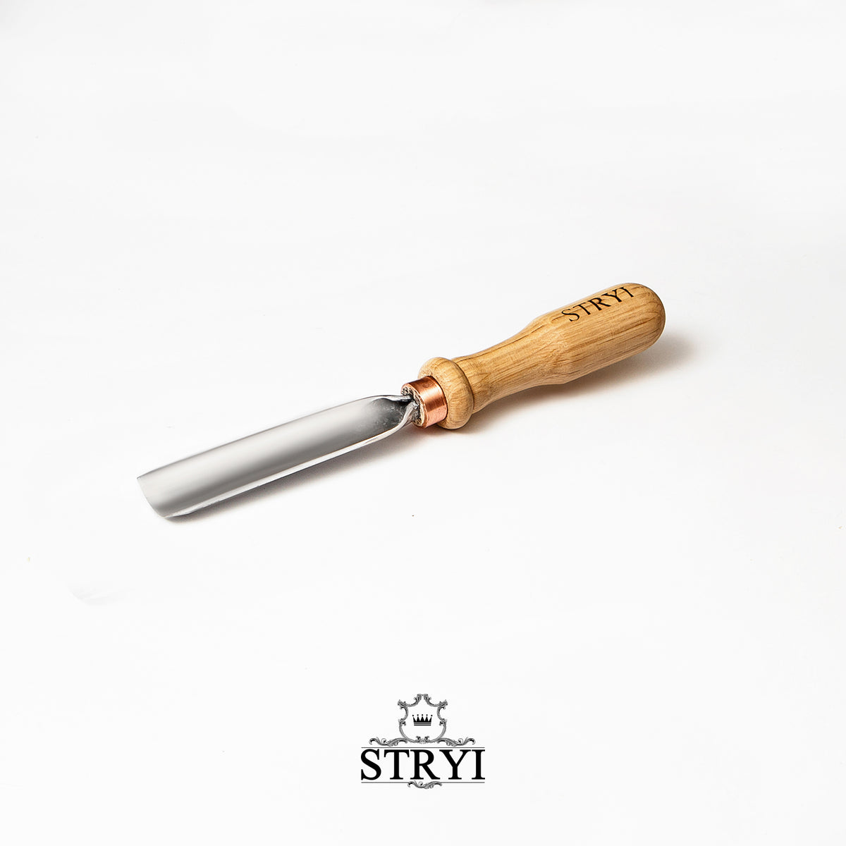 Gubia cincel largo curvado STRYI Profi, perfil 8, herramientas para ta –  Wood carving tools STRYI