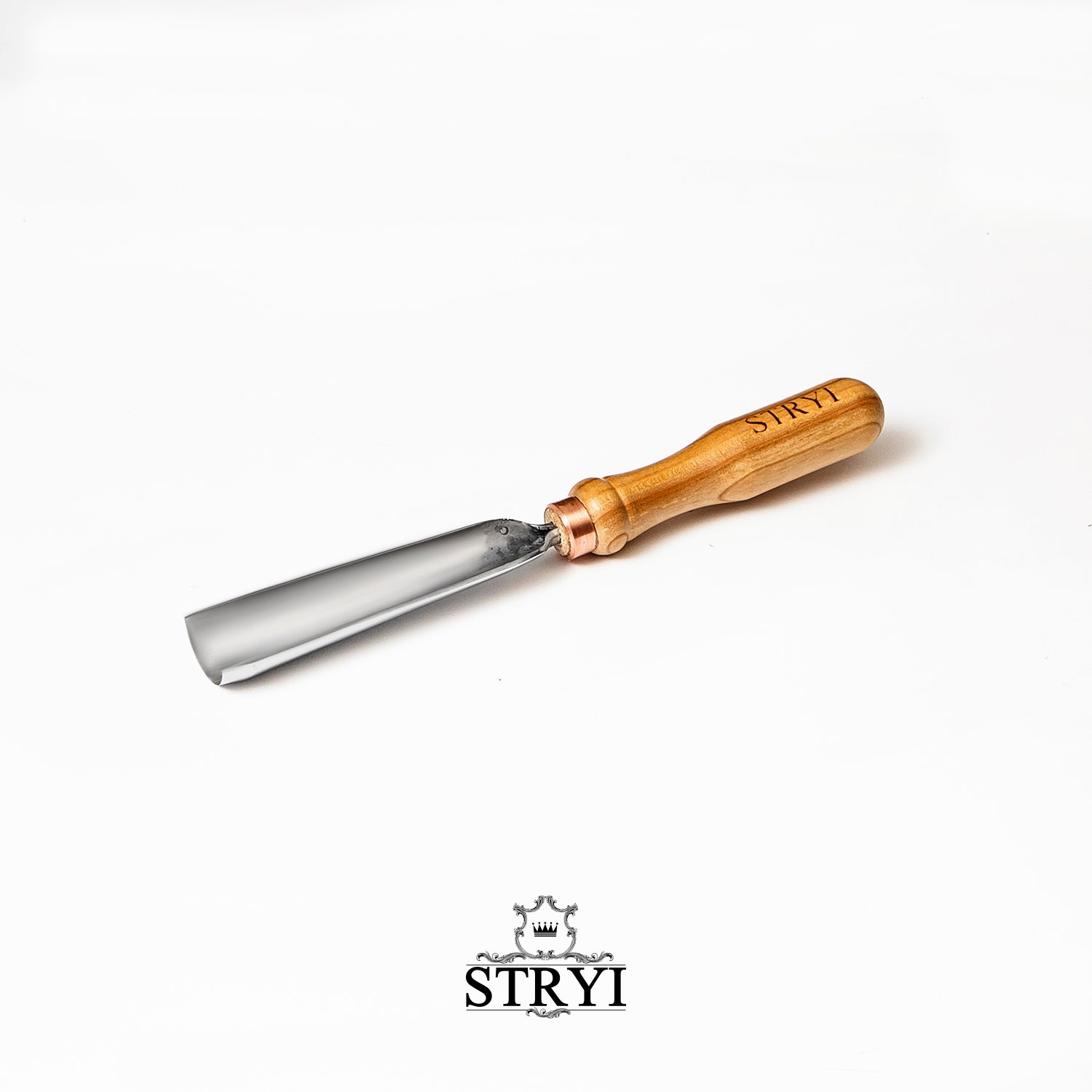 Gouge #9 profile Woodcarving chisel STRYI Profi, Gouge, Rounded chisel, Relief carving