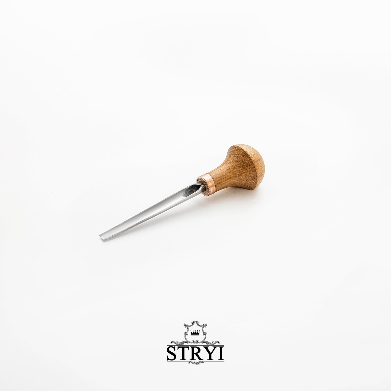 Palm carving tool STRYI Profi #7, Linocut tool, Microcarving, Engraving chisel, Burin