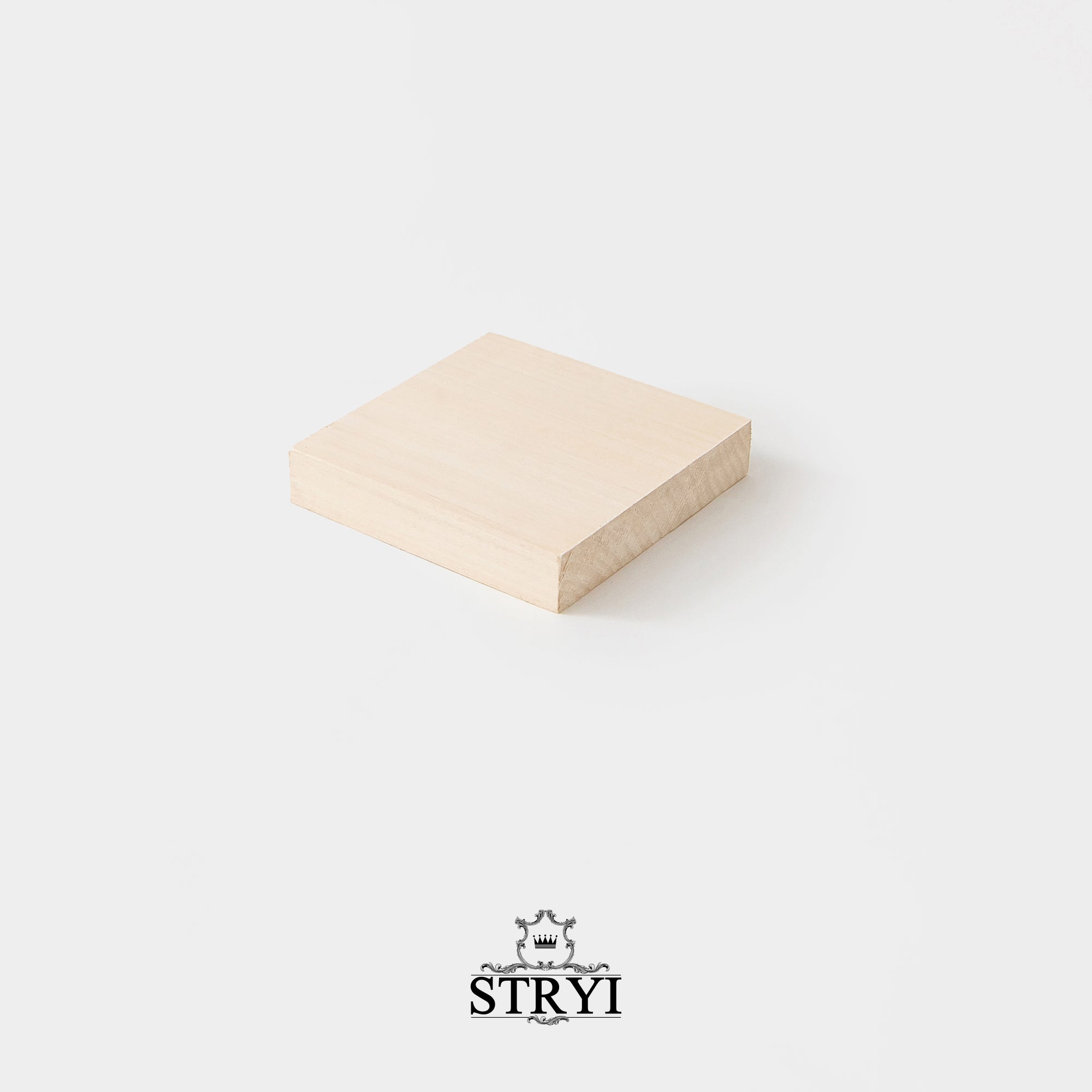Training basswood board 10*10*2cm for carving, decoration, scrapbooking