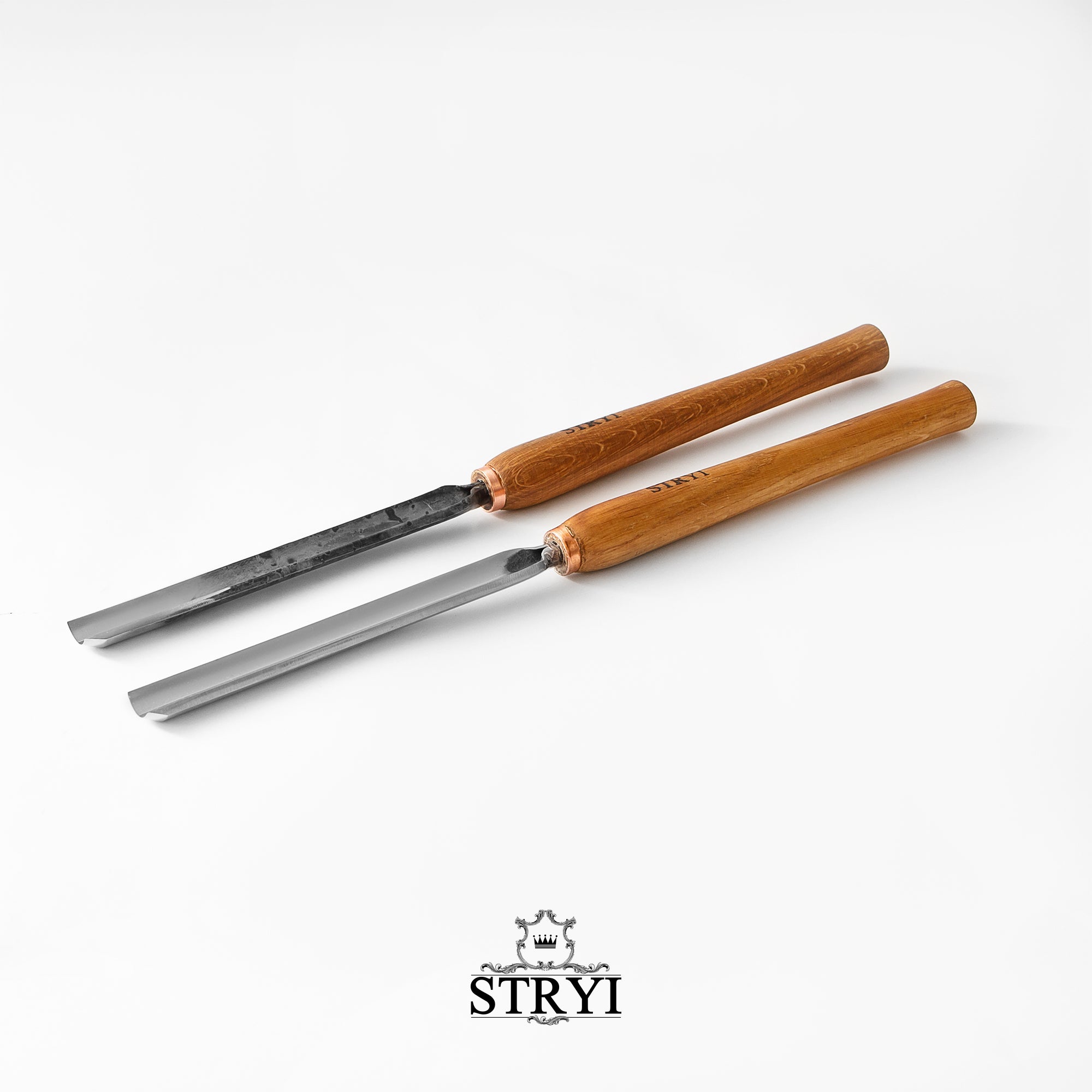 Gubia de desbaste con husillo STRYI Standart 20mm. Sin pulir. Herramientas de torneado de madera