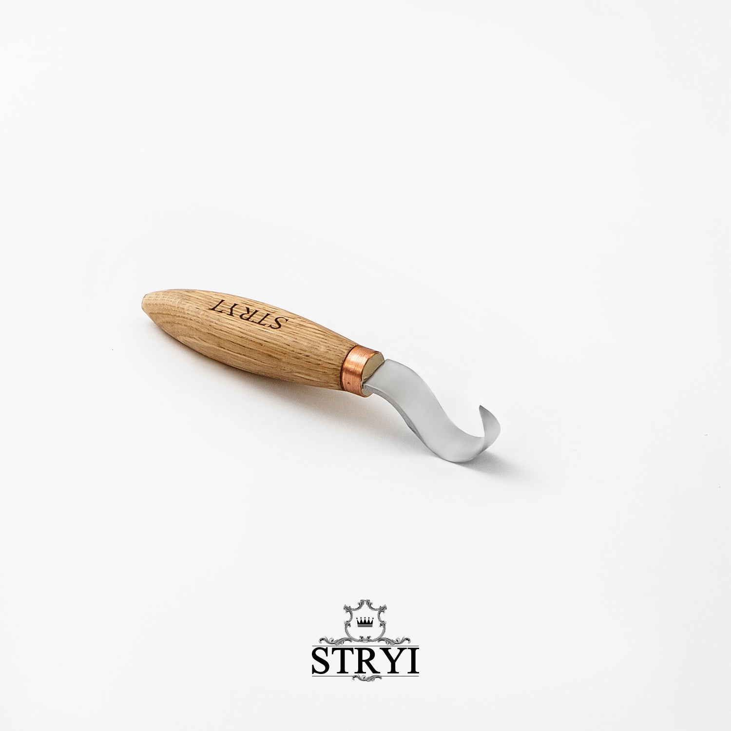Cuchara, cuenco y cuchillo para trinchar kuksa, filo afilado, 25 mm STRYI Profi