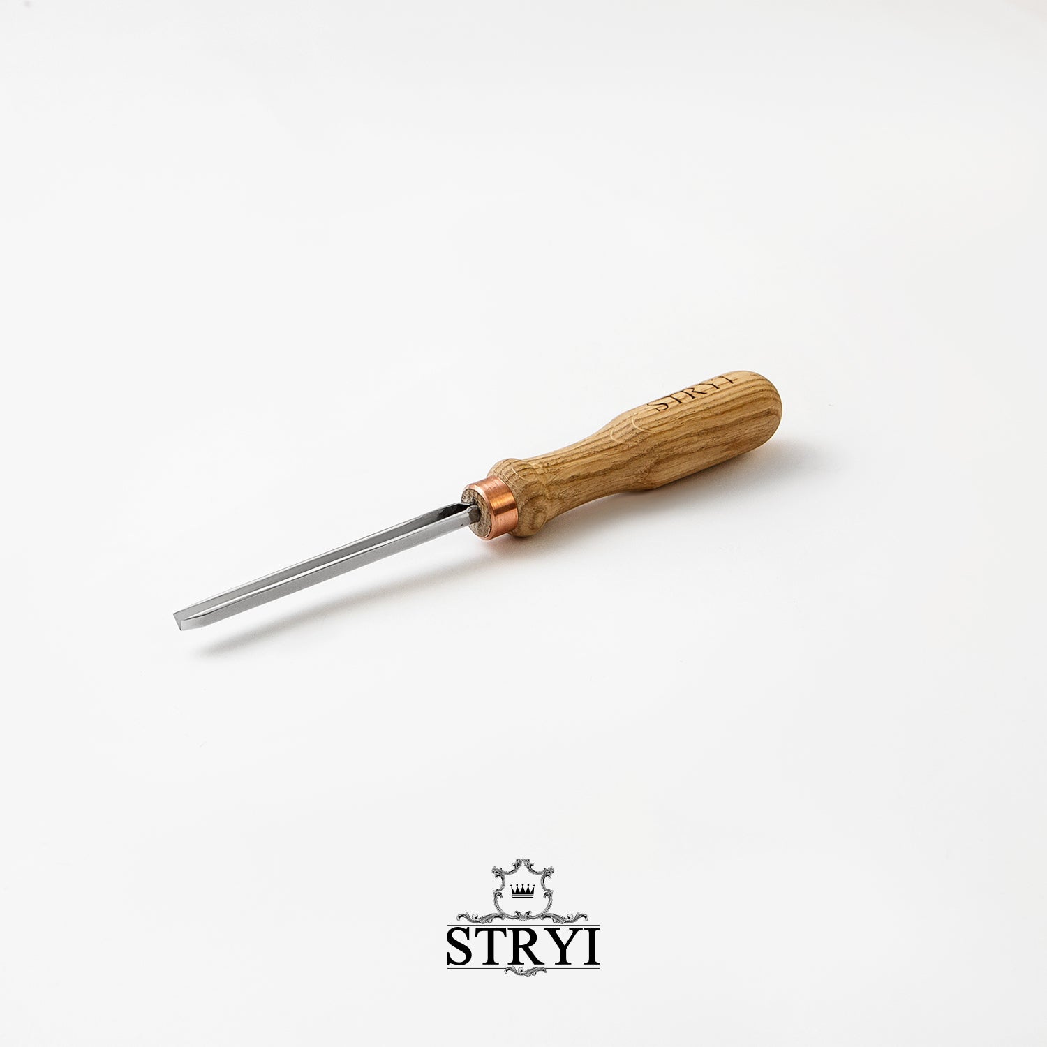 V-parting chisel 35 degree STRYI Profi, Wood carving tools, Narrow Chisels