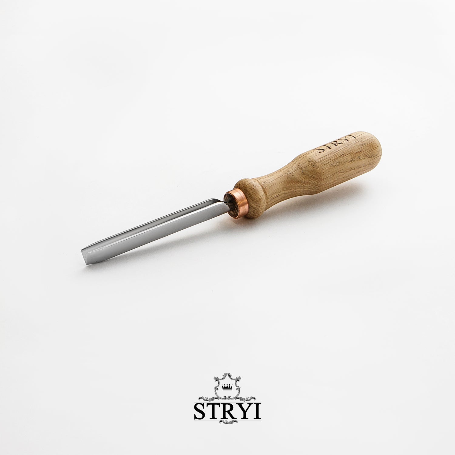 V-parting chisel 35 degree STRYI Profi, Wood carving tools, Narrow Chisels