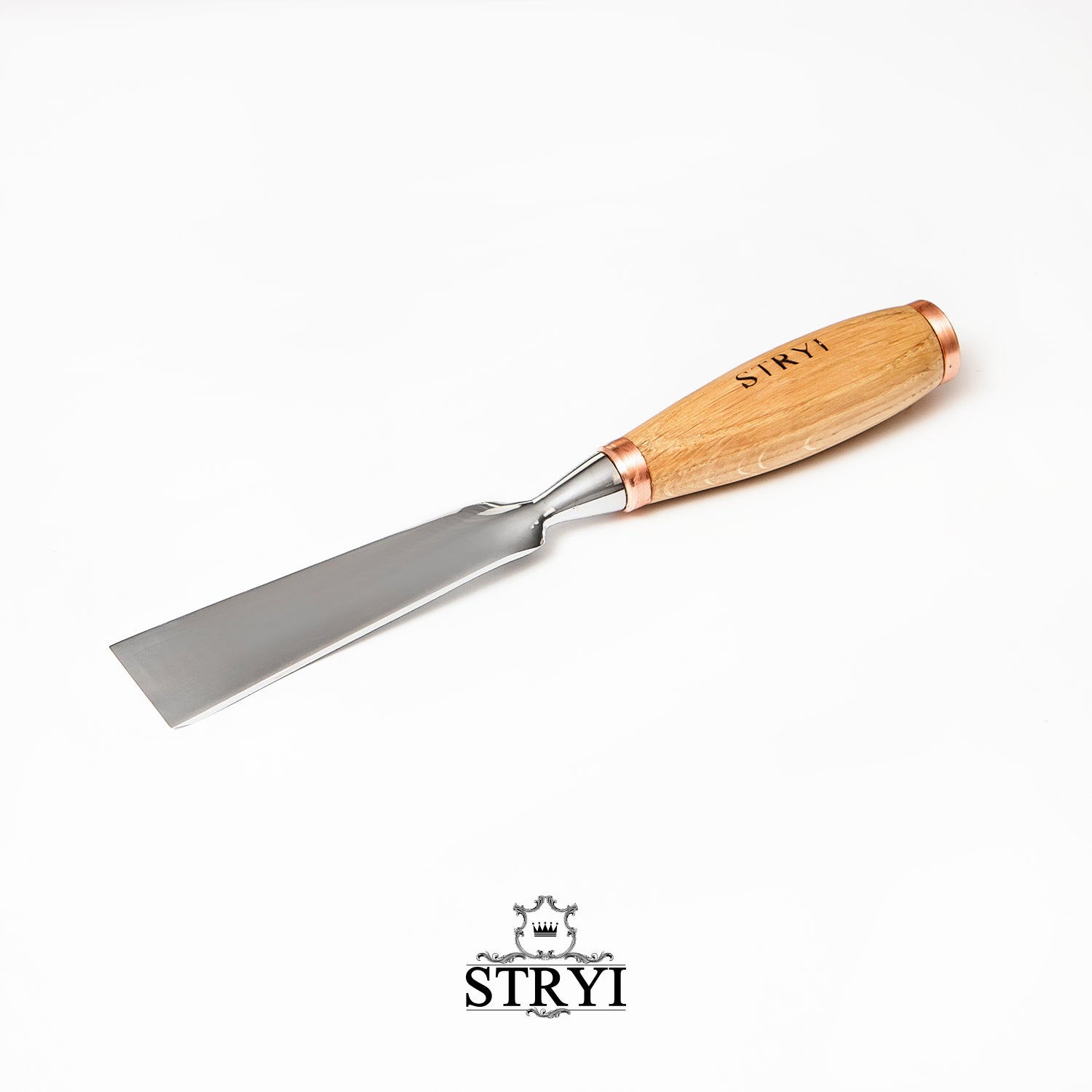 Large sculpture chisel, 1 profile, Flat Heavy-duty gouge STRYI Profi, Flat gouges, Making furniture, sculpting tools