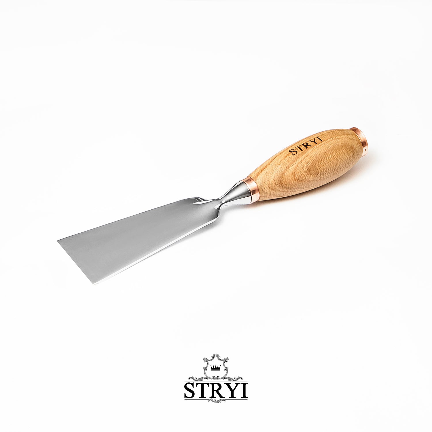 Large sculpture chisel, 1 profile, Flat Heavy-duty gouge STRYI Profi, Flat gouges, Making furniture, sculpting tools