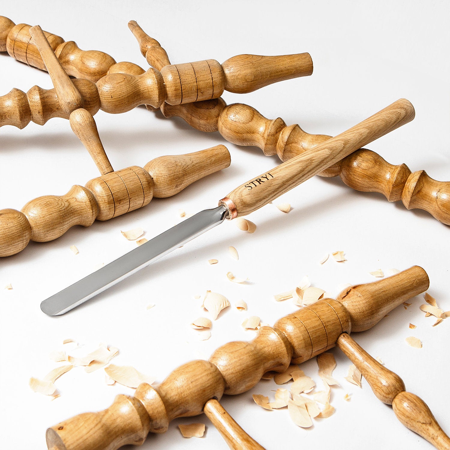 Cincel raspador redondo 20mm STRYI Profi, Herramientas para tornear madera