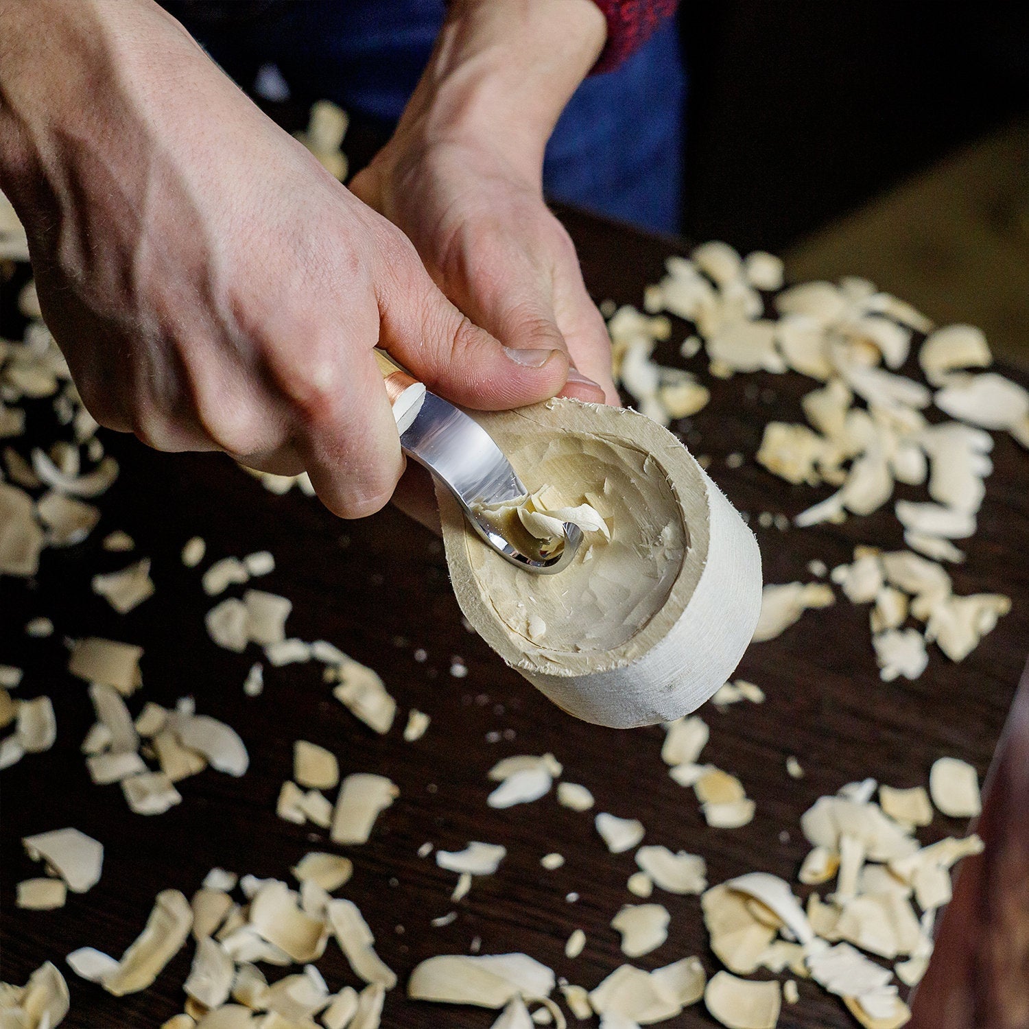 Spoon hook knife STRYI Profi, Bowl and Kuksa carving hook knives, spoon carving tool, wood carving tools, chisel gouge, hand forged knife, craft tool is