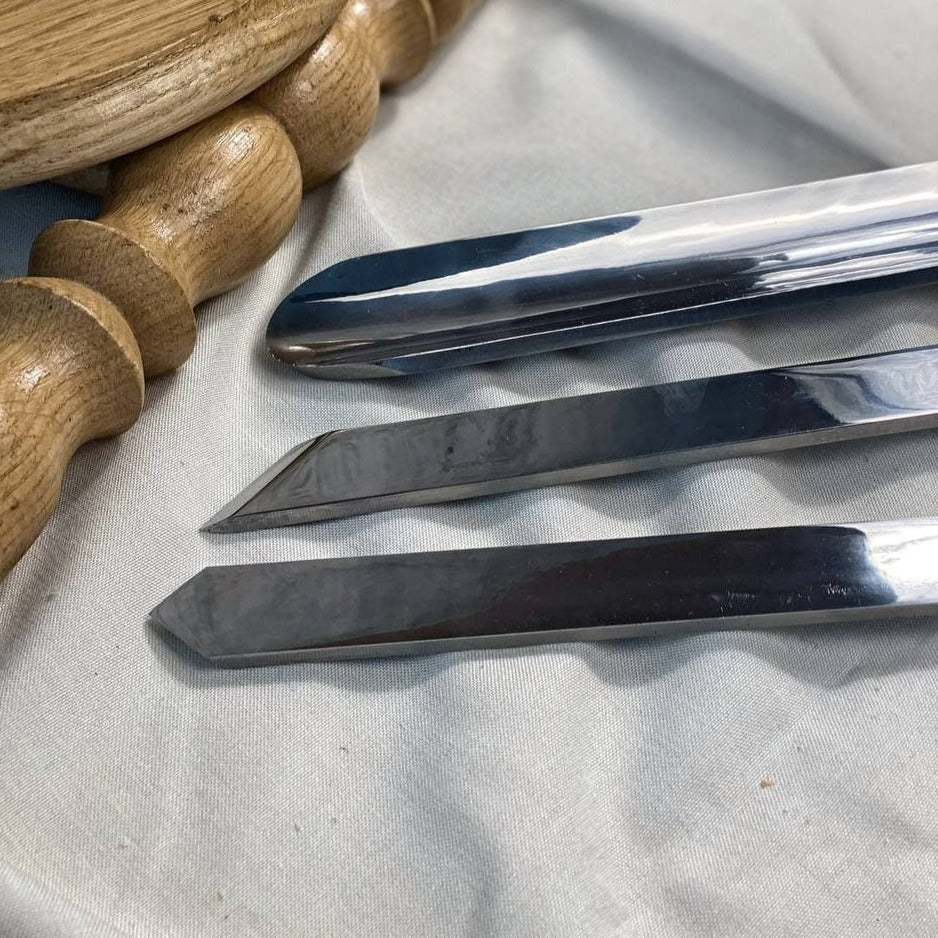 Juego de herramientas para tornear madera STRYI Profi 3 piezas, juego de herramientas de torno