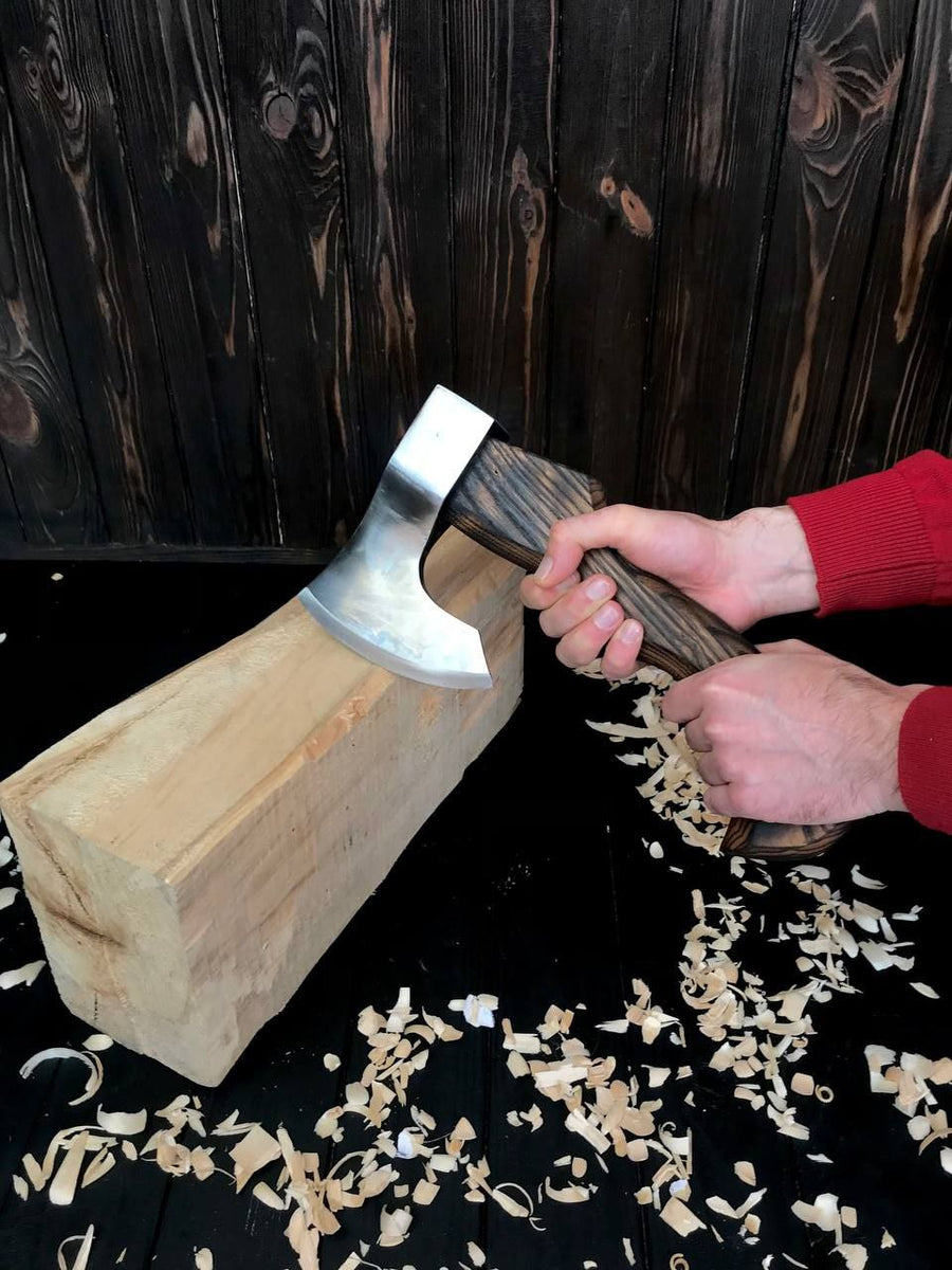Wood Carving Axe, Hand Carpentry Tool STRYI Profi, Engraved Axe