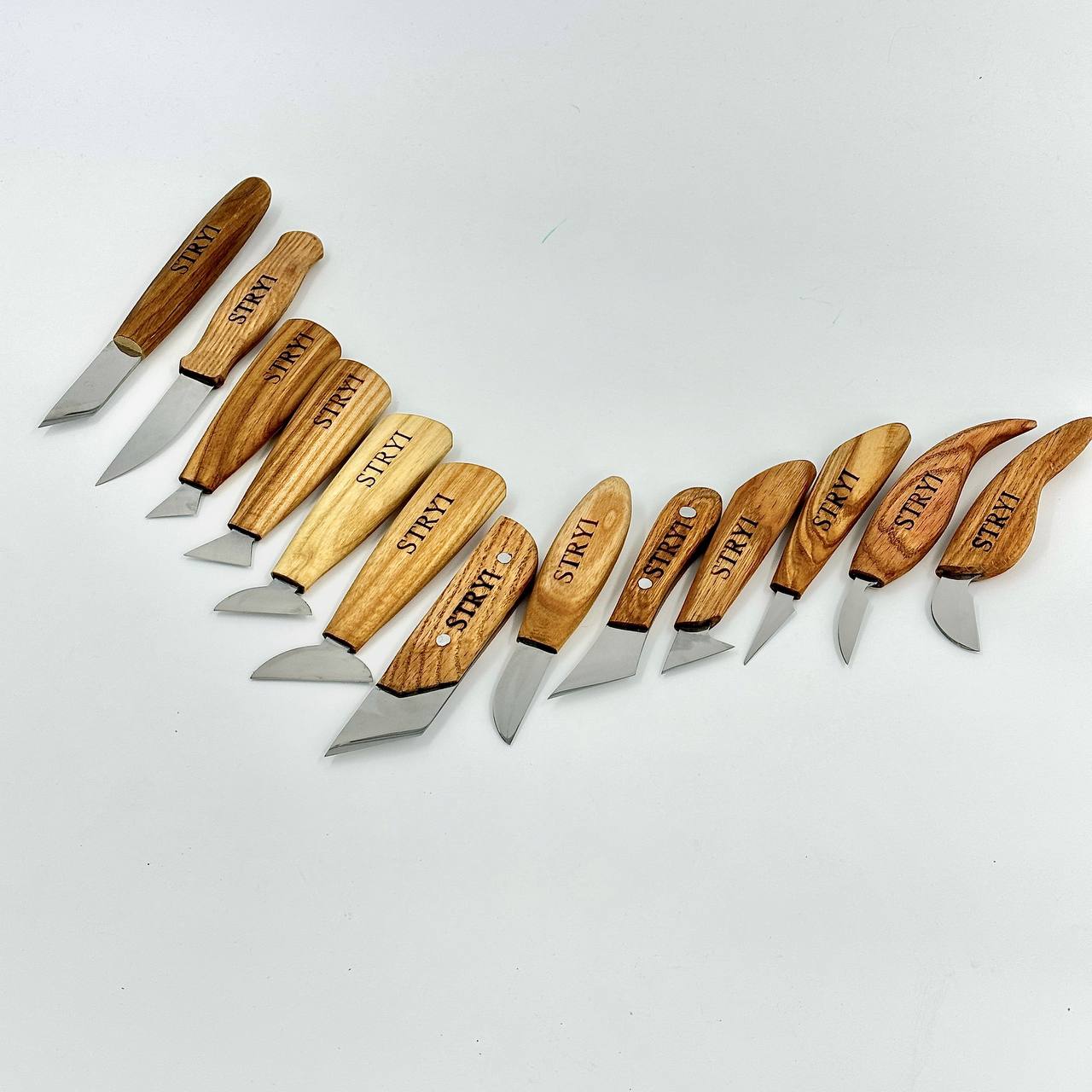 Carving tools, Chisels, Gouges, Bent gouges, Wood carving tools STRYI