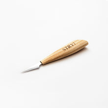Load image into Gallery viewer, Wood carving knife 40mm STRYI Profi for detailed carving, Whittling knife, Sloyd knife
