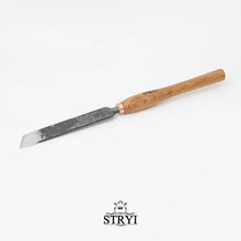 Cargar imagen en el visor de la galería, Wood turning toolset of 7 wood turning chisels STRYI Standart in roll-case, unpolished tools