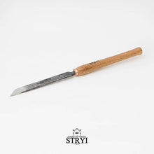 Cargar imagen en el visor de la galería, Wood turning toolset of 7 wood turning chisels STRYI Standart in roll-case, unpolished tools