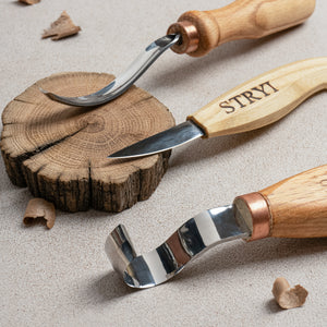 Juego de herramientas para tallar cucharas, juego de vajilla para tallar madera 3 piezas STRYI