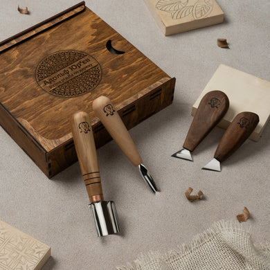 Perfil de gubia #7, cincel para tallar madera sin pulir STRYI Standart –  Wood carving tools STRYI