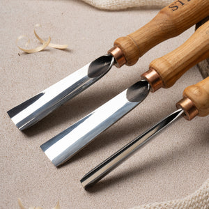 Juego básico de herramientas de tallado en madera para tallado en relieve, 3 piezas STRYI Start