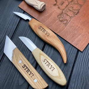 Chip and detailing carving knife 38mm STRYI Profi, carving knives, carving tools, knife for woodcarving