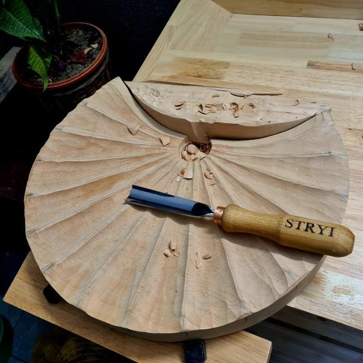 Gubia #8 perfil Cincel para tallar madera STRYI Profi