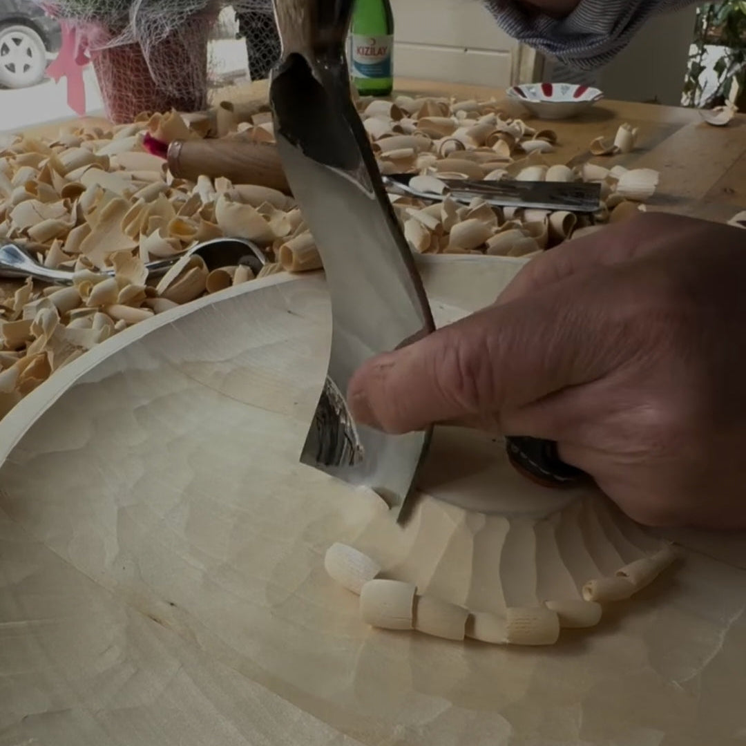 Sculpture tools set STRYI Profi 3pcs, Heavy-duty chisels set, Forged steel tools