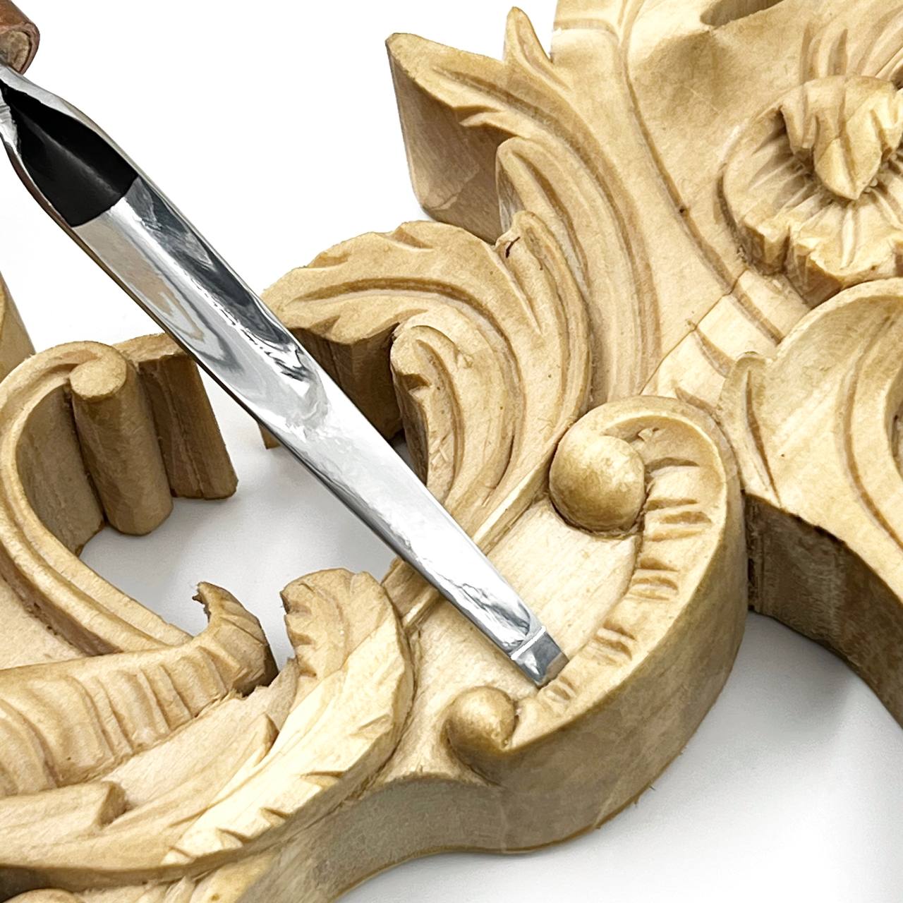 Palm carving tool STRYI Profi #1, Linocuttung tool, Engraving chisel, Flat carving chisel