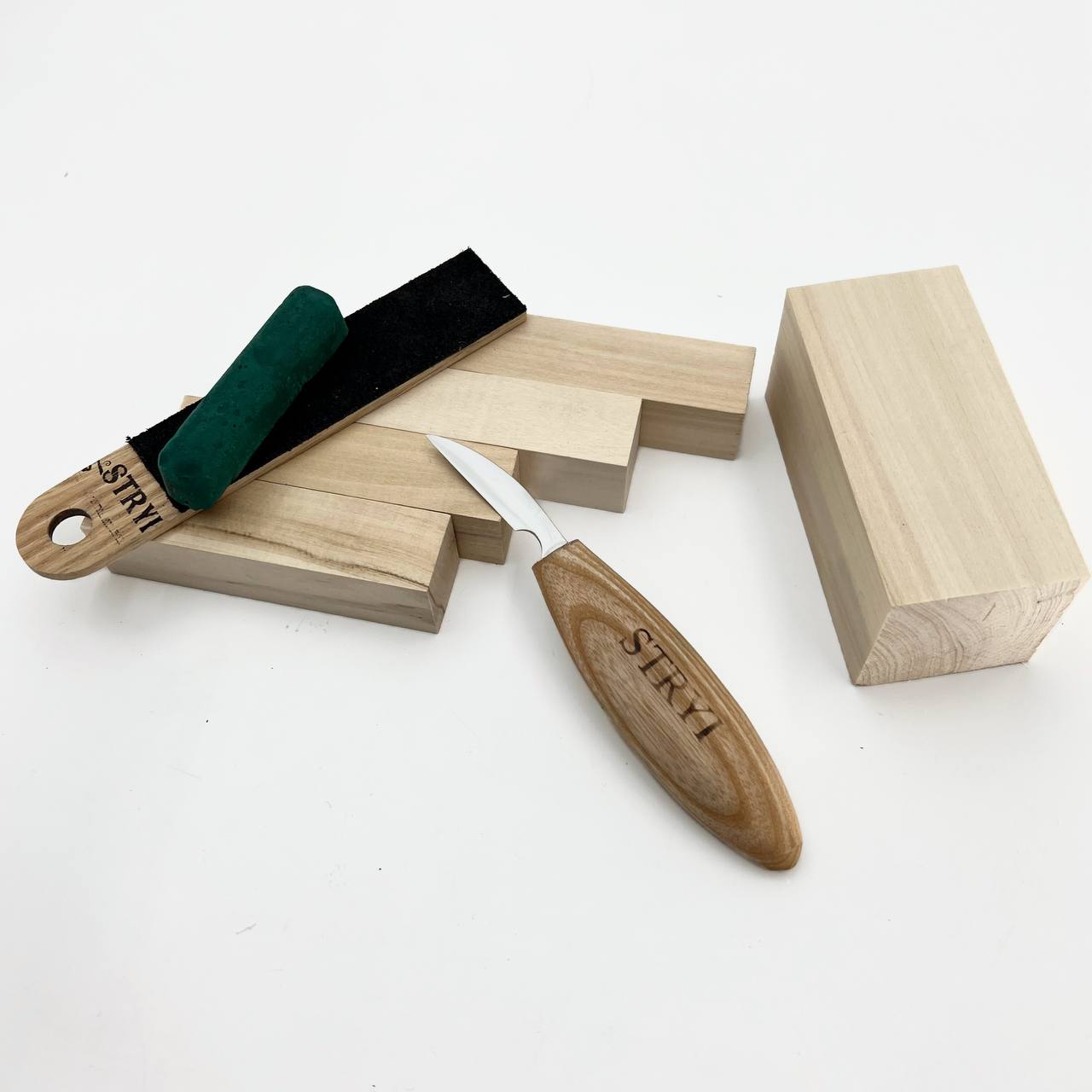 Chip and detailing carving knife 38mm STRYI Profi, Carving knives, Knife for woodcarving