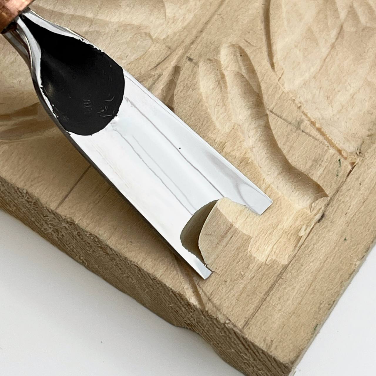 Short Palm carving tool STRYI Profi #5, Linocut tool, Microcarving chisels, Engraving chisel, Palm gouge