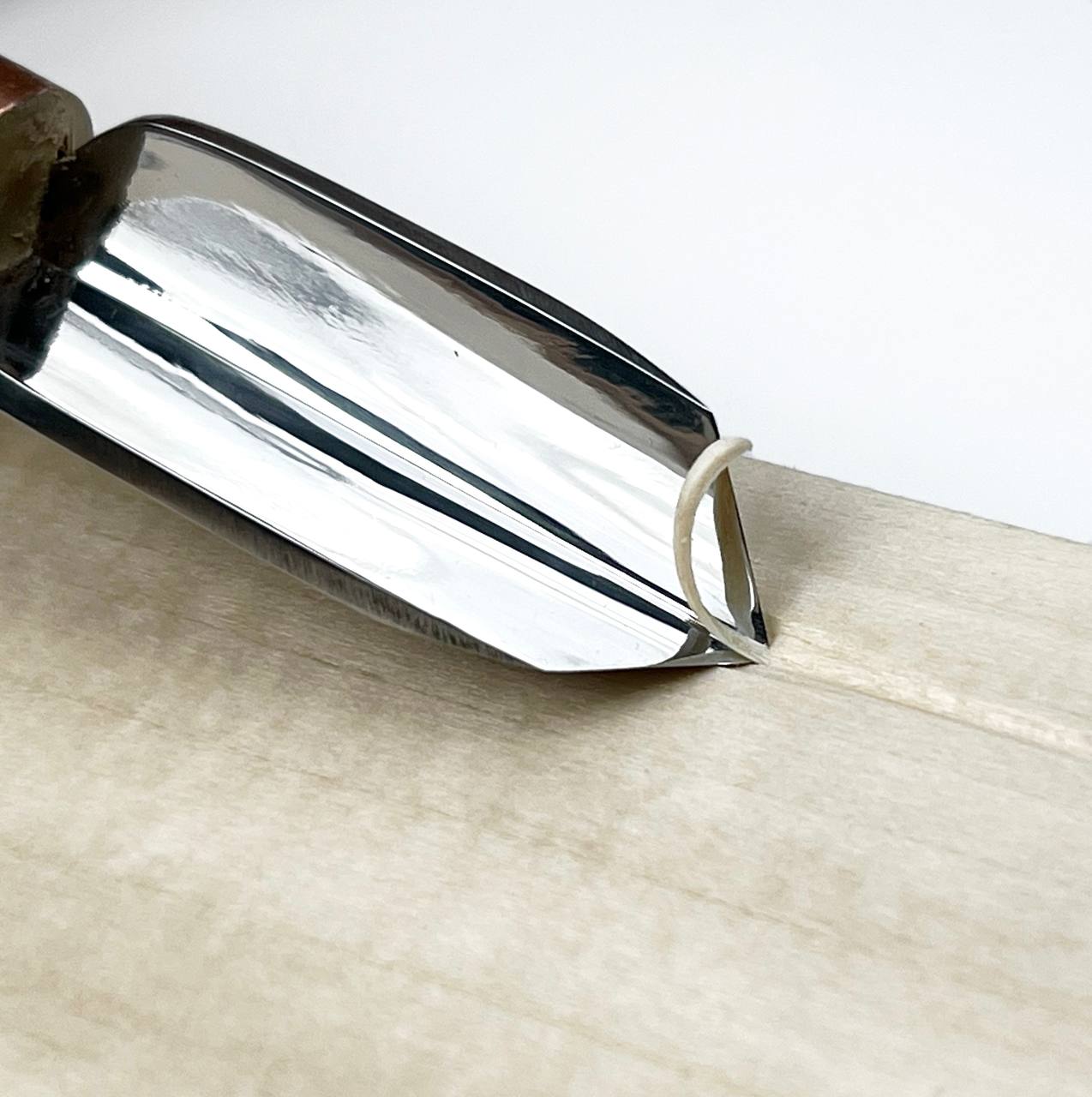 V-parting tool, Short chisel skewed STRYI-AY Profi for carving, V-shaped chisel