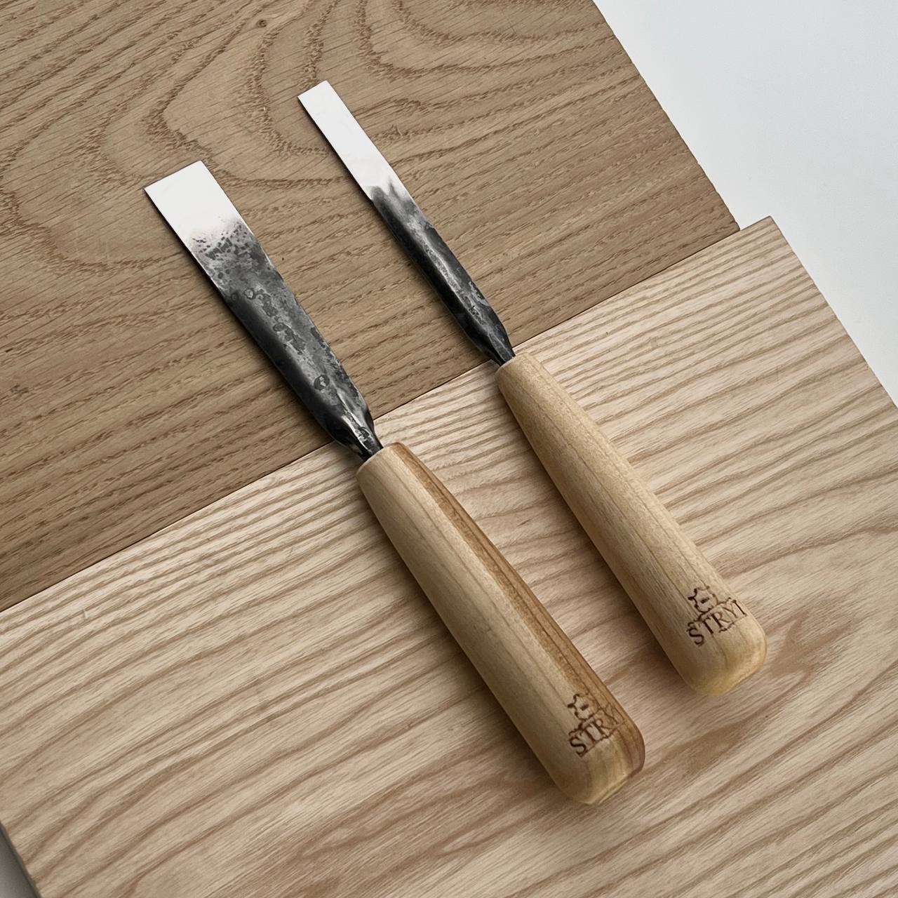 Gouge #1 straight chisel STRYI Standart, Flat chisel, Straight gouge