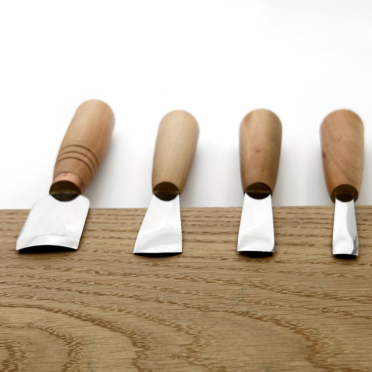 Short wood carving tools, sloping gouge 25mm STRYI-AY Profi