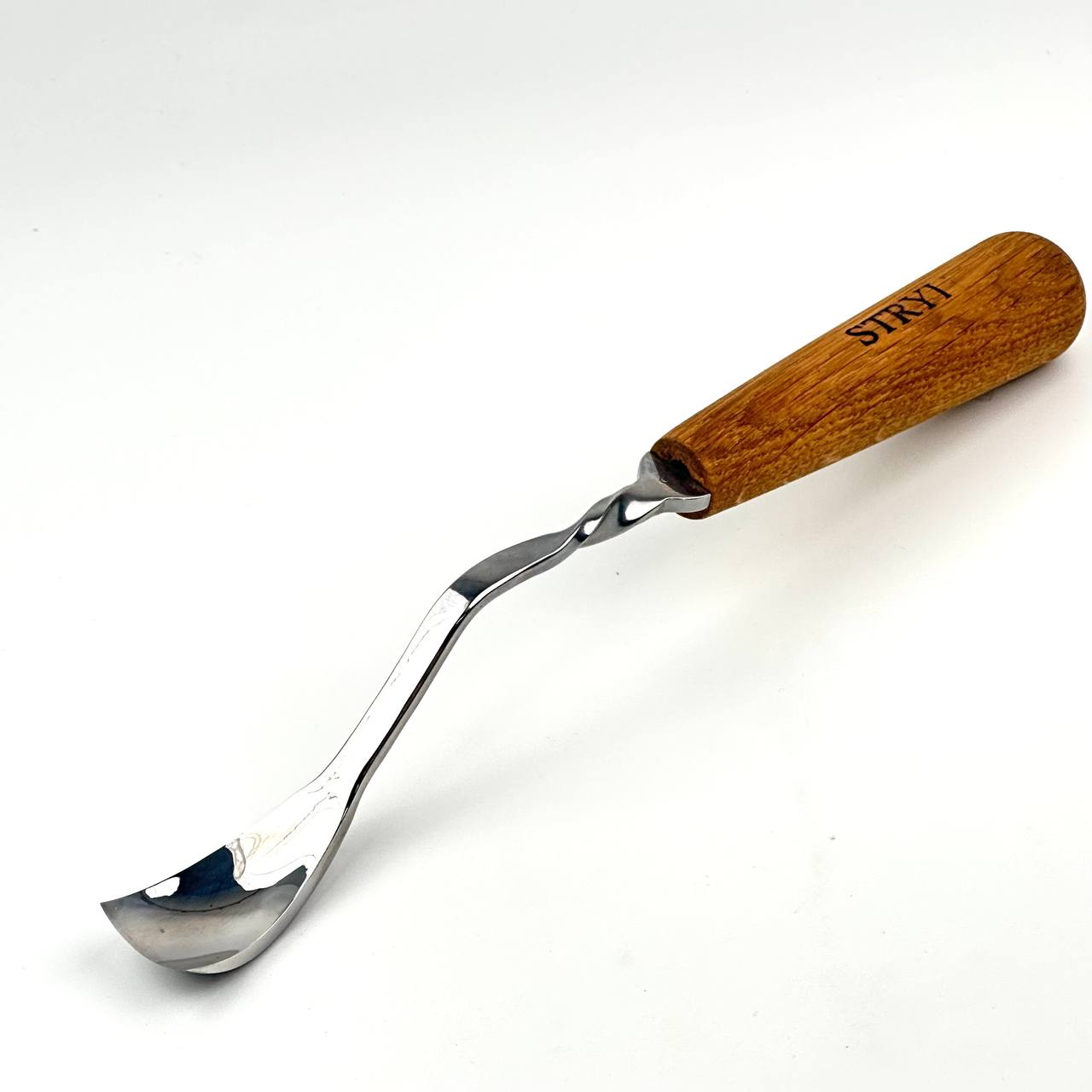 STRYI Maestro Large Bent Gouge for Relief carving, Spoons and Bowl Carving