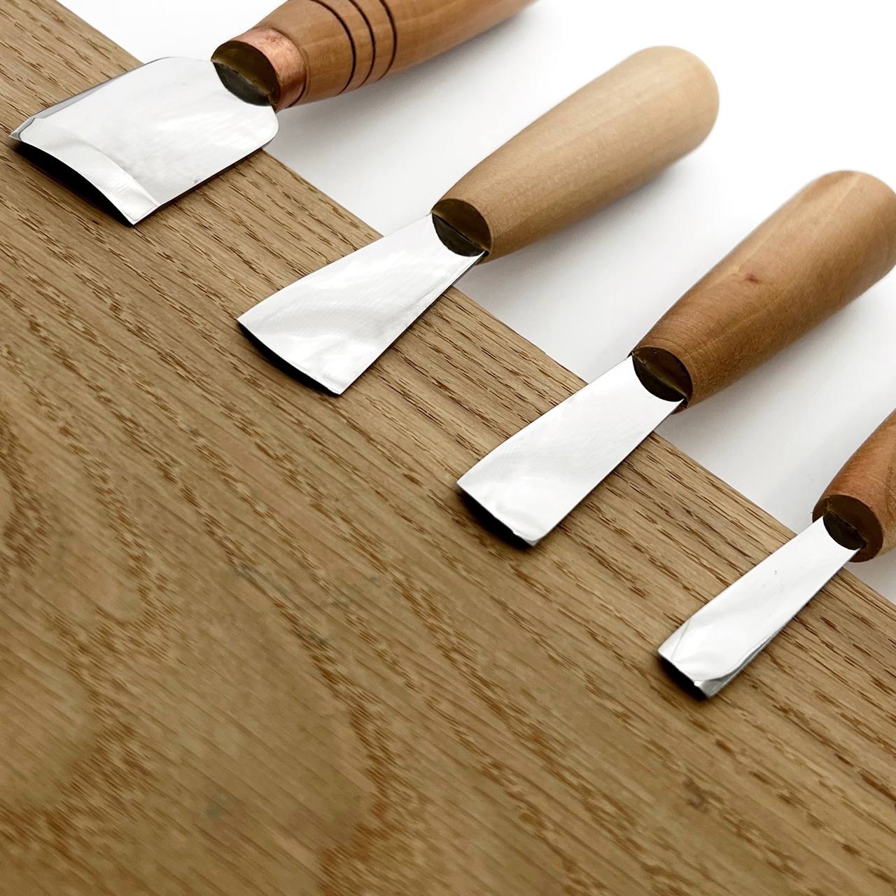 Short wood carving tools, sloping gouge 25mm STRYI-AY Profi