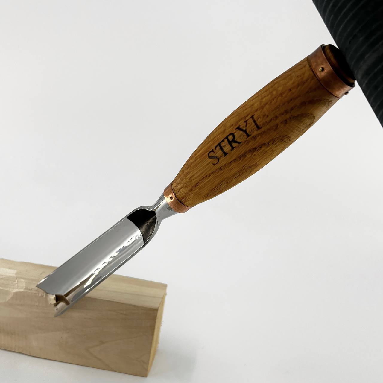 Cincel de escultura grande, gubia resistente de 8 perfiles, STRYI Profi