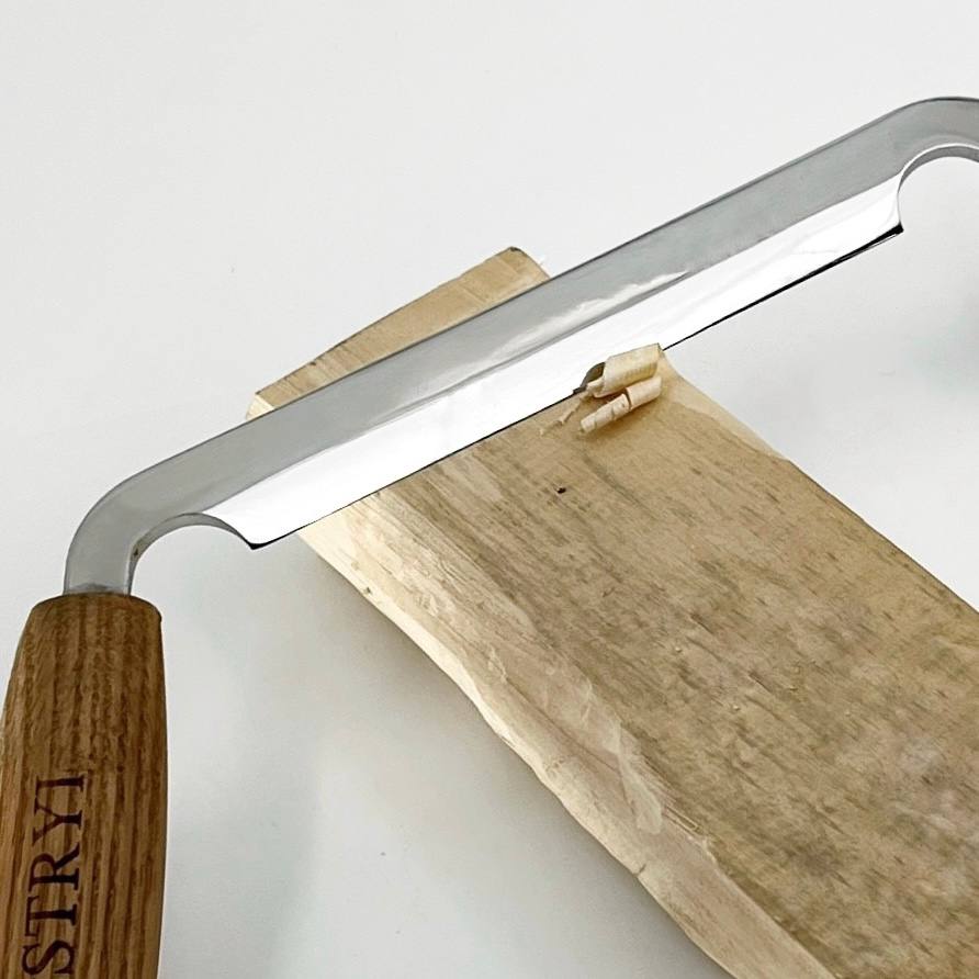 Drawknife STRYI Profi 150mm, Woodworking hand tool, Shaving knife for cutting wood