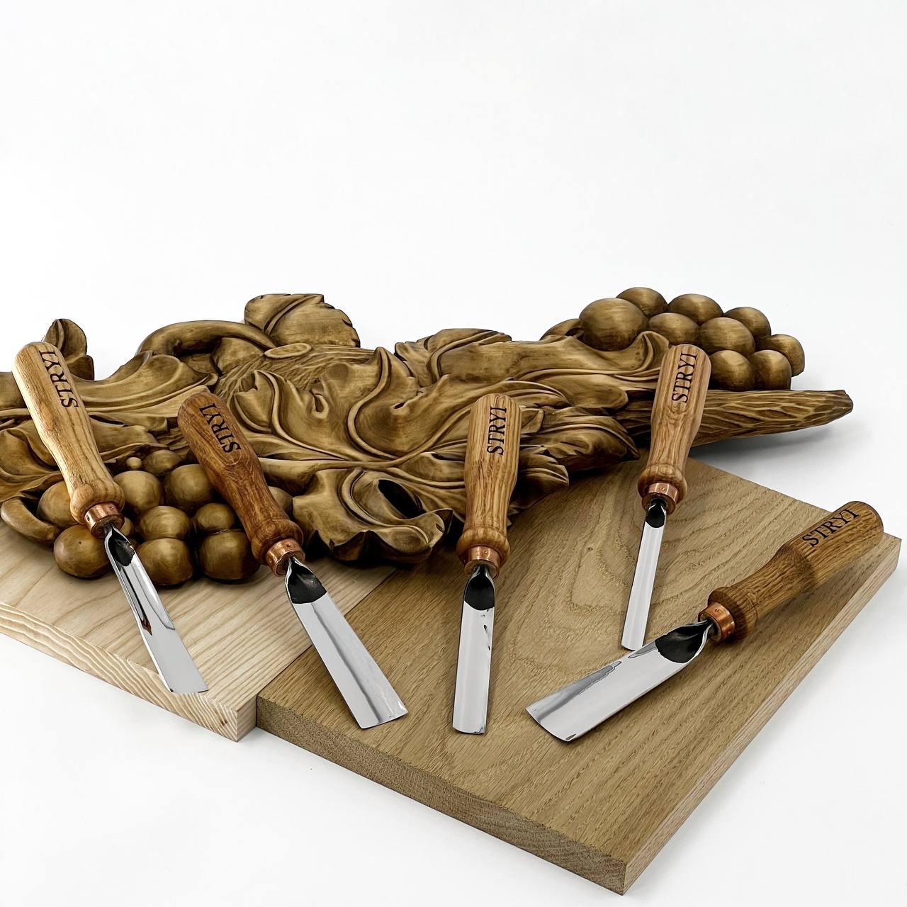 Gouge #5 profile, Straight chisel STRYI Profi, Stryi carving tools, Gouges, Forged tools