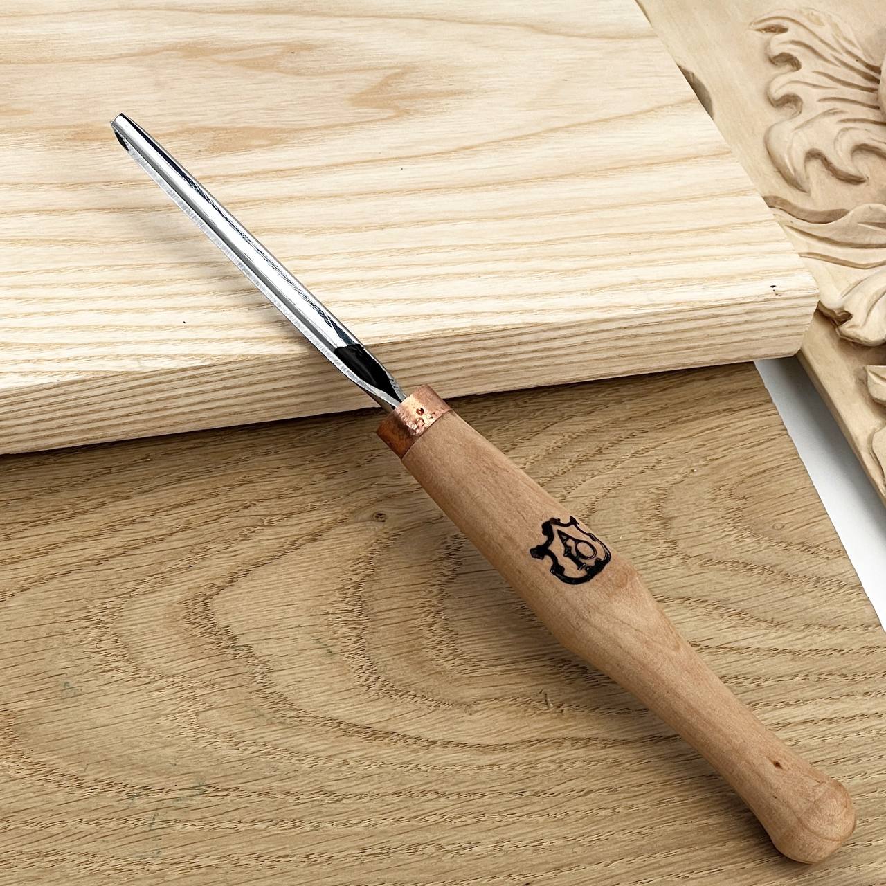 V-parting chisel 90 degrees STRYI-AY for chip carving, Pen carving V-chisels