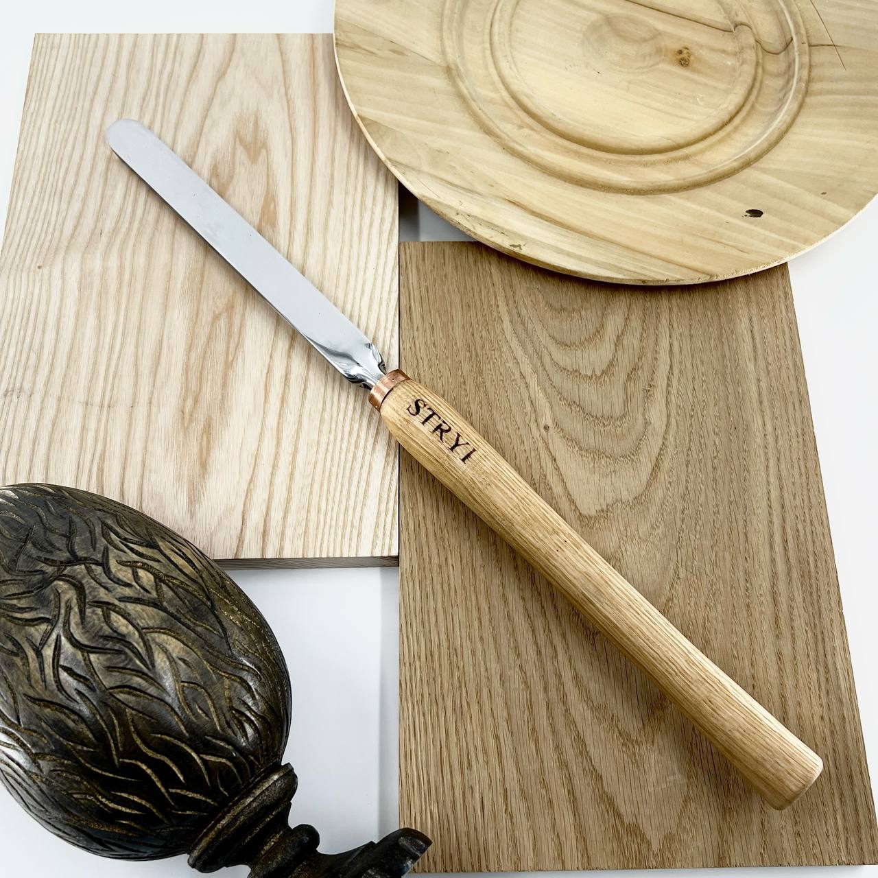 Round scraper chisel 20mm STRYI Profi, Wood turning tools