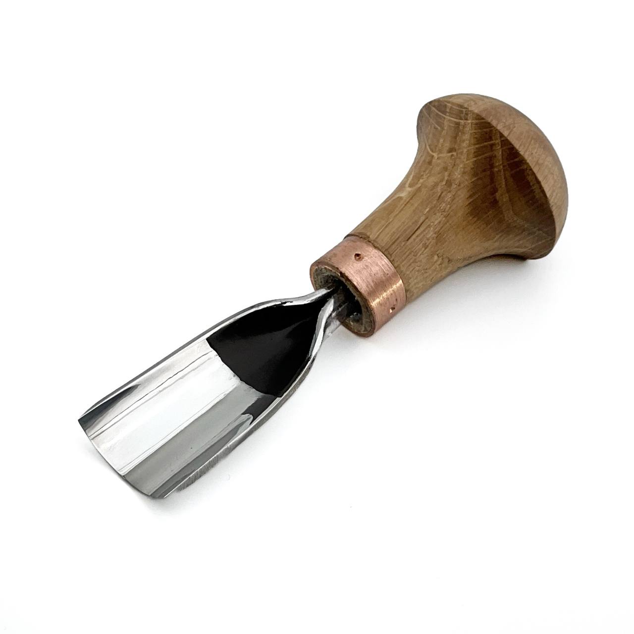 Short Palm Rounded Gouge for relief carving and texturing