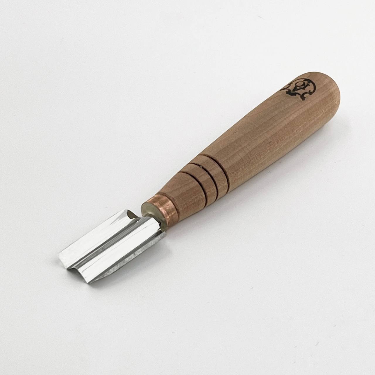 90° W-Shaped Double V-parting Chisel for 3D Chip Carving