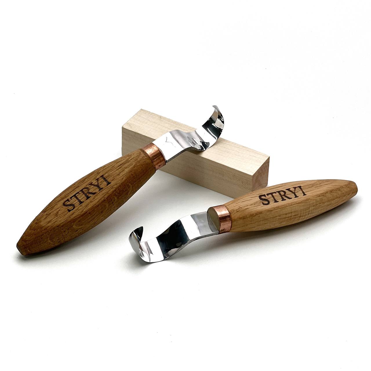 Precision Detail: STRYI Profi 25mm Pointed Hook Knife Set (Left & Right)