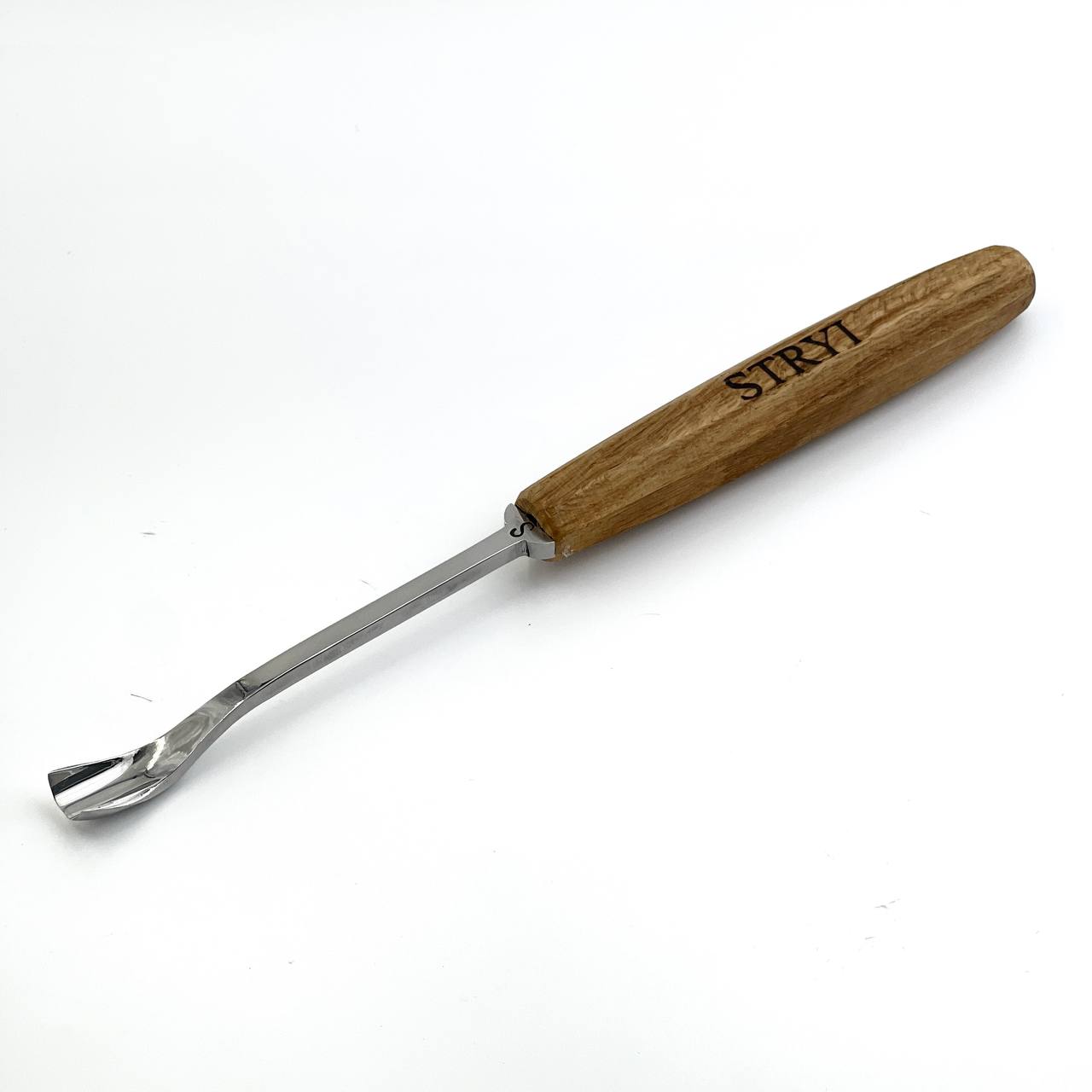 Forged Short Bent Gouge with Beveled Edges