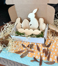 Cargar imagen en el visor de la galería, Blanks&#39; set for  handmade Easter decor, carving Easter decor items, blanks for creativity, making wooden toys
