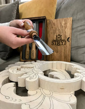 Cargar imagen en el visor de la galería, Juego básico de herramientas de tallado en madera para tallado en relieve, 3 piezas STRYI Start