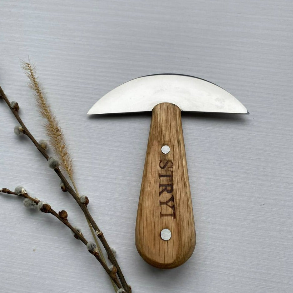 Knife for leather craft STRYI Profi, Leather knife, Leather processing, Thin blade knife for leather cutting