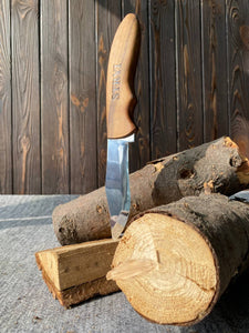 Cuchillo de talla de madera STRYI Profi, cuchillo de camping, cuchillo de carpintería verde