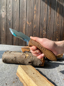 Wood carving force knife STRYI Profi, camping knife, greenwoodworking knife, gift for woodworker, gift for him