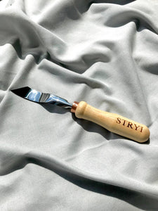Bent Gouge   STRYI Profi, straight bevel, woodcarving tools from producer STRYI