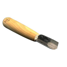 Load image into Gallery viewer, V-parting short straight chisel STRYI-AY Profi for chip carving, wood carving tools, woodcarving chip detailed knife, gift for men knife and tools