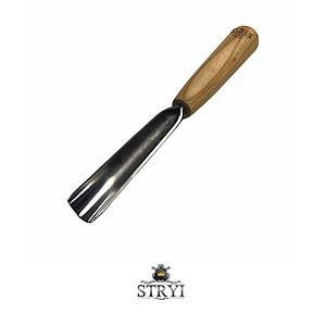 Gouge #9 profile, unpolished woodcarving chisel STRYI Standart, Rounded ...