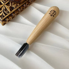 Load image into Gallery viewer, V-parting short straight chisel STRYI-AY Profi for chip carving, wood carving tools, woodcarving chip detailed knife, gift for men knife and tools
